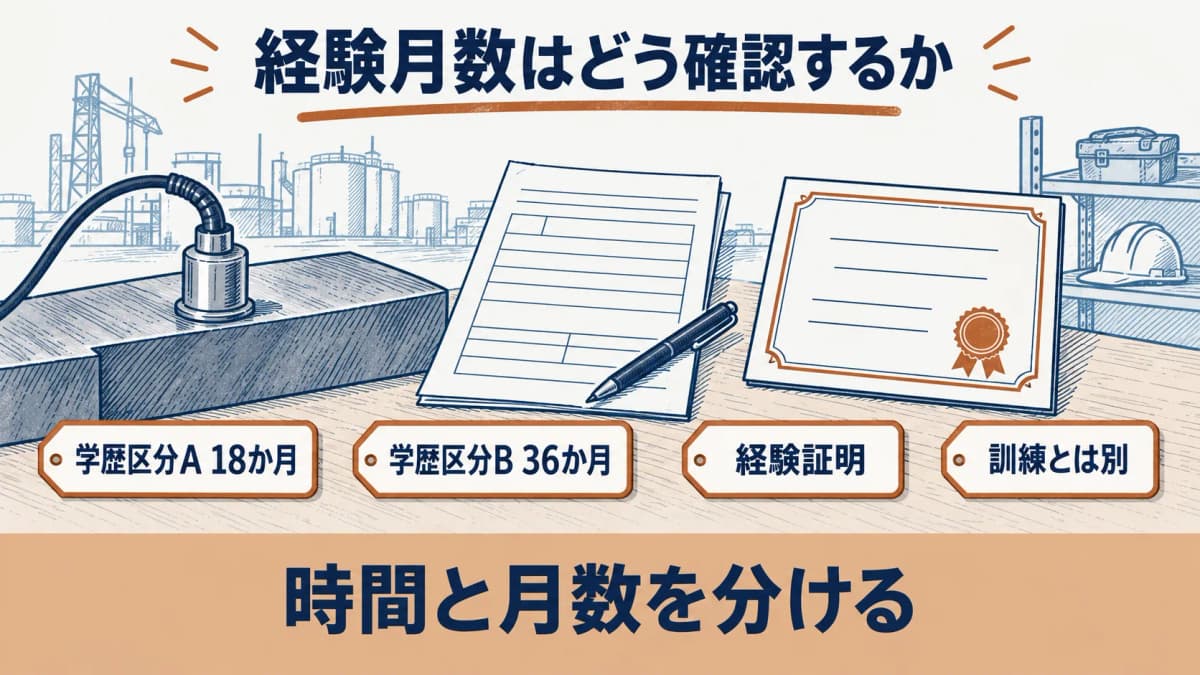 超音波探傷試験(UT)レベル3の経験証明を確認する流れ