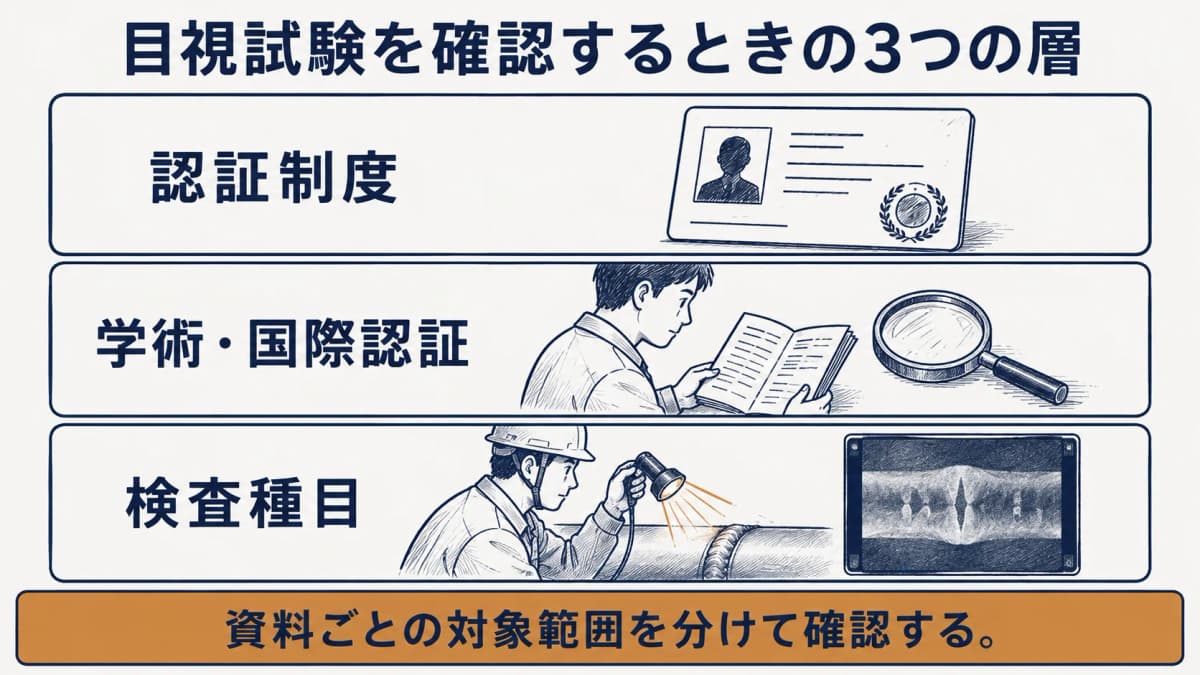 VTを確認するときの3つの層